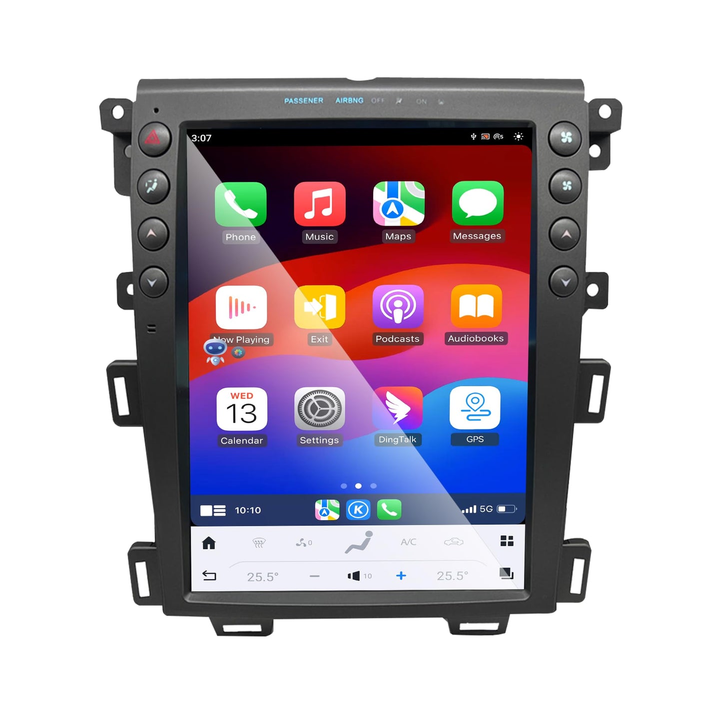 Pentohoi for Ford Edge 2011-2014 Car Radio Upgrade Android Stereo Replacement Touch Screen 8 core CPU Tesla Vertical Screen Style Support Carplay and Android Auto DSP 5G WiFi