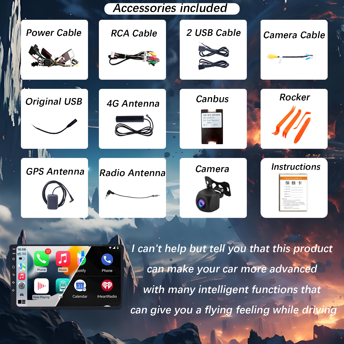 Pentohoi for Jeep Wrangler JK Compass Grand Cherokee Dodge Ram 1500 Car Radio Upgrade Android Stereo Replacement Touch Screen 8 core CPU Touch Vertical Screen Style Support Carplay and Android Auto DSP 5G WiFi