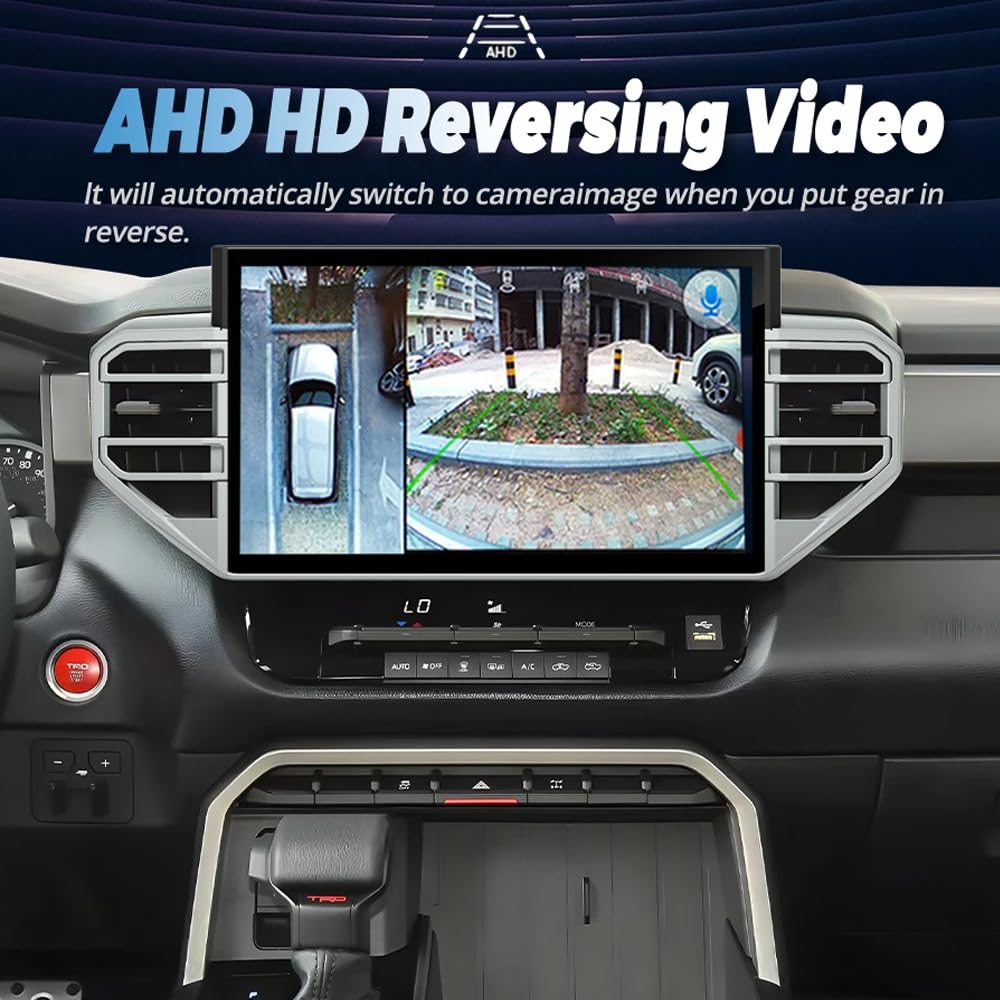 Pentohoi for Toyota Tundra 2011-2025 Car Radio Upgrade Android Stereo Replacement Touch Screen 8 core CPU Tesla Vertical Screen Style Support Carplay and Android Auto DSP 5G WiFi