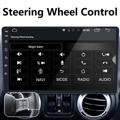 Pentohoi for Jeep Wrangler JK Compass Grand Cherokee Dodge Ram 1500 Car Radio Upgrade Android  Stereo Replacement Touch Screen 8 core CPU Touch Vertical Screen Style Support Carplay and Android Auto DSP 5G WiFi