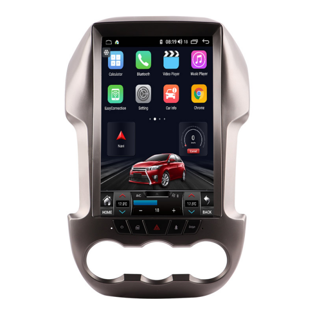 Pentohoi for Ford Ranger 2012 Car Radio Upgrade Android  Stereo Replacement Touch Screen 8 core CPU Tesla Vertical Screen Style Support Carplay and Android Auto DSP 5G WiFi