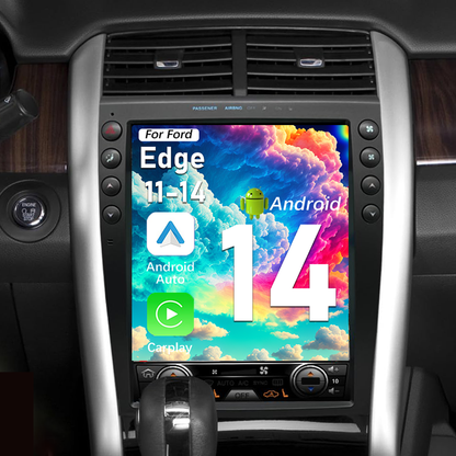 Pentohoi for Ford Edge 2011-2014 Car Radio Upgrade Android  Stereo Replacement Touch Screen 8 core CPU Tesla Vertical Screen Style Support Carplay and Android Auto DSP 5G WiFi