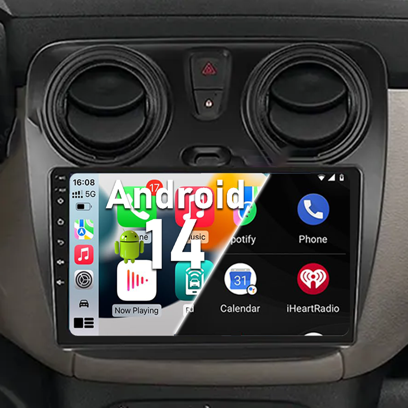 Pentohoi for Renault Dokker 2012 - 2022 Car Radio Upgrade Android  Stereo Replacement Touch Screen 8 core CPU Tesla Vertical Screen Style Support Carplay and Android Auto DSP 5G WiFi