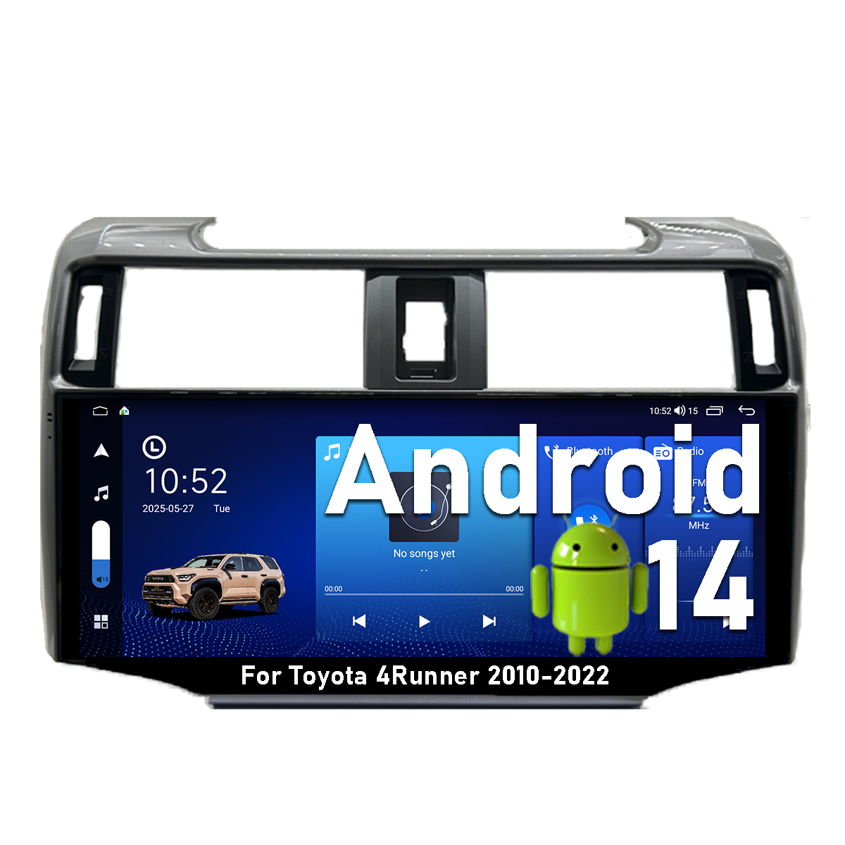 Pentohoi for Toyota 4Runner 2010-2022 Car Radio Upgrade Android  Stereo Replacement Touch Screen 8 core CPU Tesla Vertical Screen Style Support Carplay and Android Auto DSP 5G WiFi