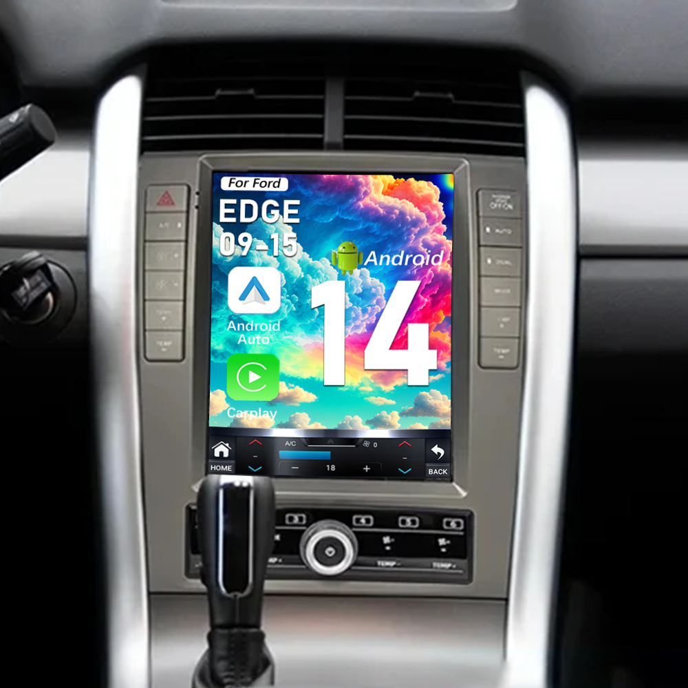 Pentohoi for Ford Edge 2009- 2015 Car Radio Upgrade Android  Stereo Replacement Touch Screen 8 core CPU Tesla Vertical Screen Style Support Carplay and Android Auto DSP 5G WiFi
