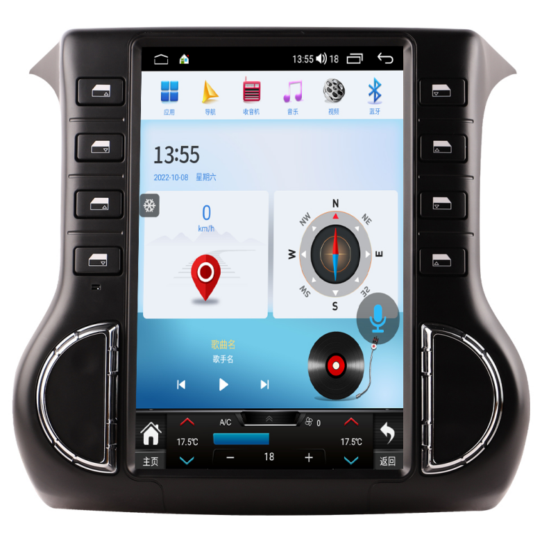 Pentohoi for Jeep Wrangler 2011-2017 Car Radio Upgrade Android  Stereo Replacement Touch Screen 8 core CPU Tesla Vertical Screen Style Support Carplay and Android Auto DSP 5G WiFi