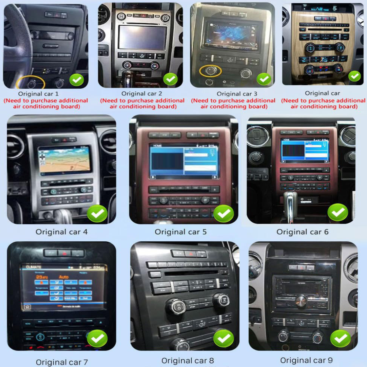 Pentohoi for Ford F150 2009-2012 Car Radio Upgrade Android  Stereo Replacement Touch Screen 8 core CPU Tesla Vertical Screen Style Support Carplay and Android Auto DSP 5G WiFi