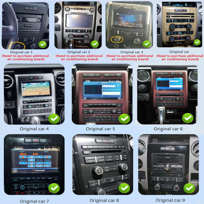 Pentohoi for Ford F150 2009-2012 Car Radio Upgrade Android  Stereo Replacement Touch Screen 8 core CPU Tesla Vertical Screen Style Support Carplay and Android Auto DSP 5G WiFi