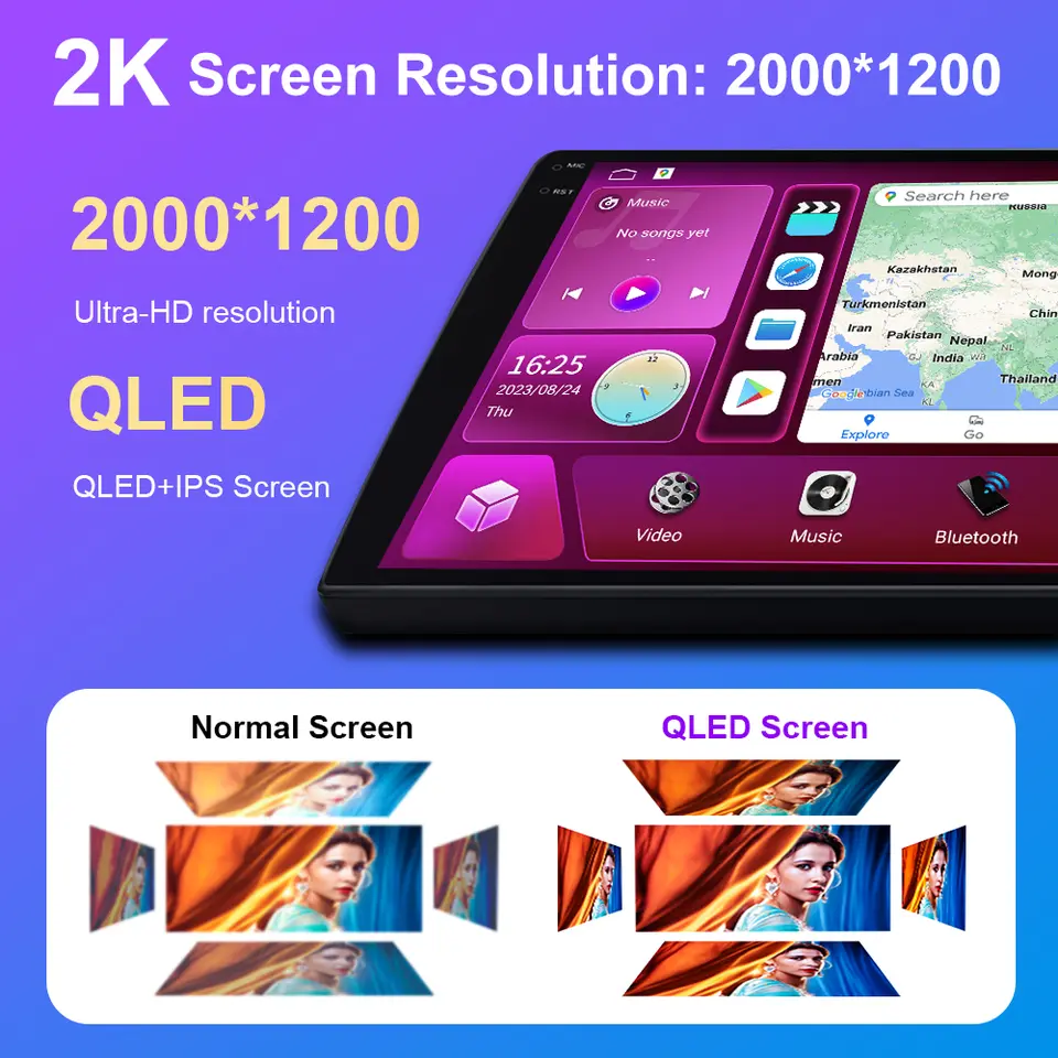 Pentohoi for Renault Dokker 2012 - 2022 Car Radio Upgrade Android  Stereo Replacement Touch Screen 8 core CPU Tesla Vertical Screen Style Support Carplay and Android Auto DSP 5G WiFi