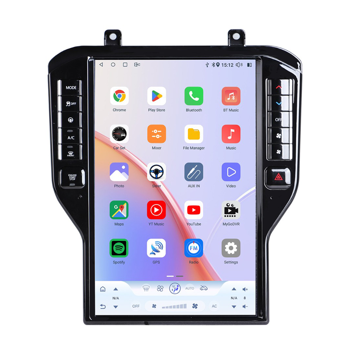 Pentohoi 14.5 inch for Ford Mustang 2015-2022 Car Radio Upgrade Android  Stereo Replacement Touch Screen 8 core CPU Tesla Vertical Screen Style Support Carplay and Android Auto DSP 5G WiFi
