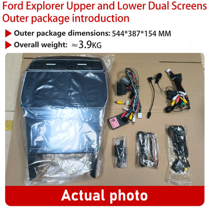 Pentohoi for Ford Explorer 2011-2019 Car Radio Upgrade Android  Stereo Replacement Touch Screen 8 core CPU Tesla Vertical Screen Style Support Carplay and Android Auto DSP 5G WiFi