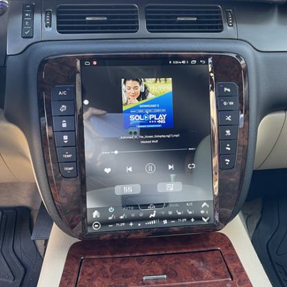 Pentohoi for GMC Yukon Chevrolet Tahoe Silverado 2007-2012 Car Radio Upgrade Android  Stereo Replacement Touch Screen 8 core CPU Tesla Vertical Screen Style Support Carplay and Android Auto DSP 5G WiFi