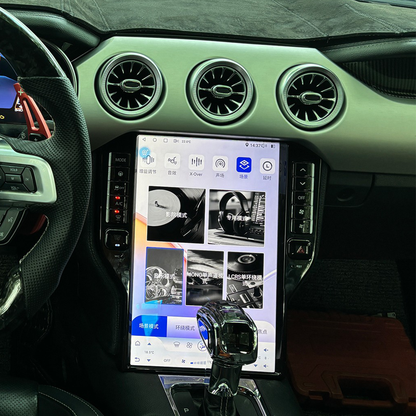 Pentohoi 14.5 inch for Ford Mustang 2015-2022 Car Radio Upgrade Android  Stereo Replacement Touch Screen 8 core CPU Tesla Vertical Screen Style Support Carplay and Android Auto DSP 5G WiFi