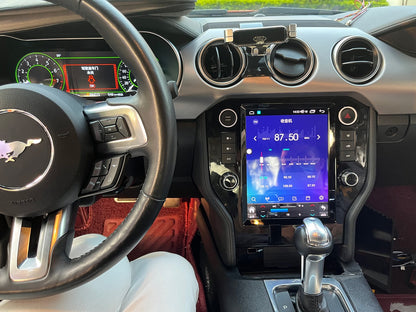 Pentohoi for Ford Mustang 2015-2022 Car Radio Upgrade Android  Stereo Replacement Touch Screen 8 core CPU Tesla Vertical Screen Style Support Carplay and Android Auto DSP 5G WiFi