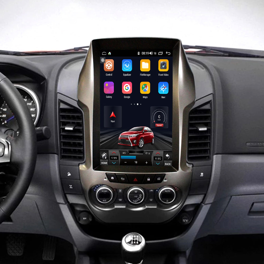 Pentohoi for Ford Ranger 2012 Car Radio Upgrade Android  Stereo Replacement Touch Screen 8 core CPU Tesla Vertical Screen Style Support Carplay and Android Auto DSP 5G WiFi