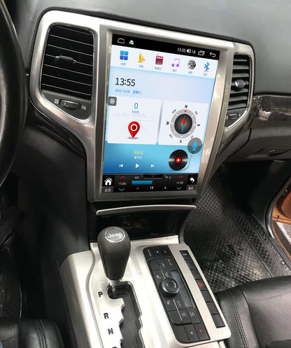 Pentohoi for Jeep Grand Cherokee 2008-2013 Car Radio Upgrade Android  Stereo Replacement Touch Screen 8 core CPU Tesla Vertical Screen Style Support Carplay and Android Auto DSP 5G WiFi