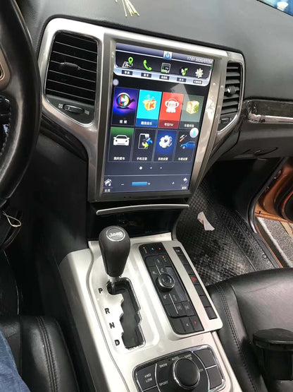 Pentohoi for Jeep Grand Cherokee 2008-2013 Car Radio Upgrade Android  Stereo Replacement Touch Screen 8 core CPU Tesla Vertical Screen Style Support Carplay and Android Auto DSP 5G WiFi