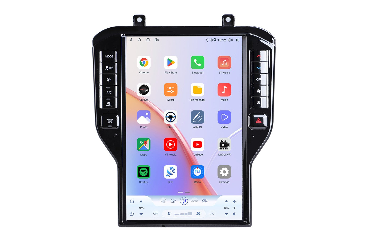 Pentohoi 14.5 inch for Ford Mustang 2015-2022 Car Radio Upgrade Android  Stereo Replacement Touch Screen 8 core CPU Tesla Vertical Screen Style Support Carplay and Android Auto DSP 5G WiFi