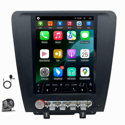 Pentohoi for Ford Mustang 2010-2014 Car Radio Upgrade Android  Stereo Replacement Touch Screen 8 core CPU Tesla Vertical Screen Style Support Carplay and Android Auto DSP 5G WiFi