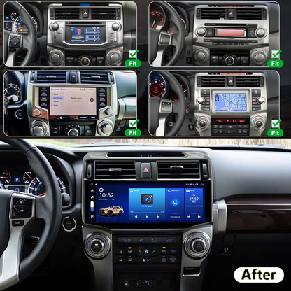Pentohoi for Toyota 4Runner 2010-2022 Car Radio Upgrade Android  Stereo Replacement Touch Screen 8 core CPU Tesla Vertical Screen Style Support Carplay and Android Auto DSP 5G WiFi