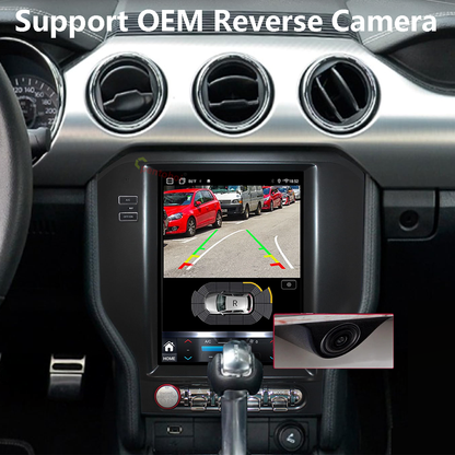 Pentohoi for Ford Mustang 2015-2022 Car Radio Upgrade Android  Stereo Replacement Touch Screen 8 core CPU Tesla Vertical Screen Style Support Carplay and Android Auto DSP 5G WiFi