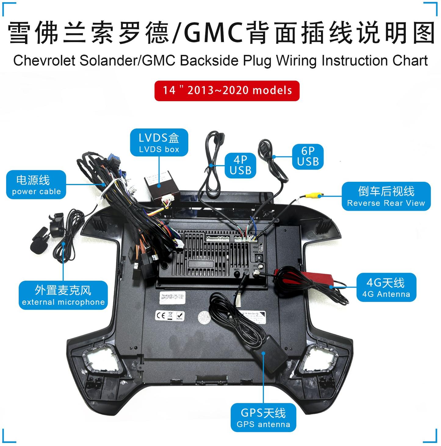 Pentohoi for Chevrolet Silverado & GMC Sierra 2014-2019 Car Radio Upgrade Android  Stereo Replacement Touch Screen 8 core CPU Tesla Vertical Screen Style Support Carplay and Android Auto DSP 5G WiFi
