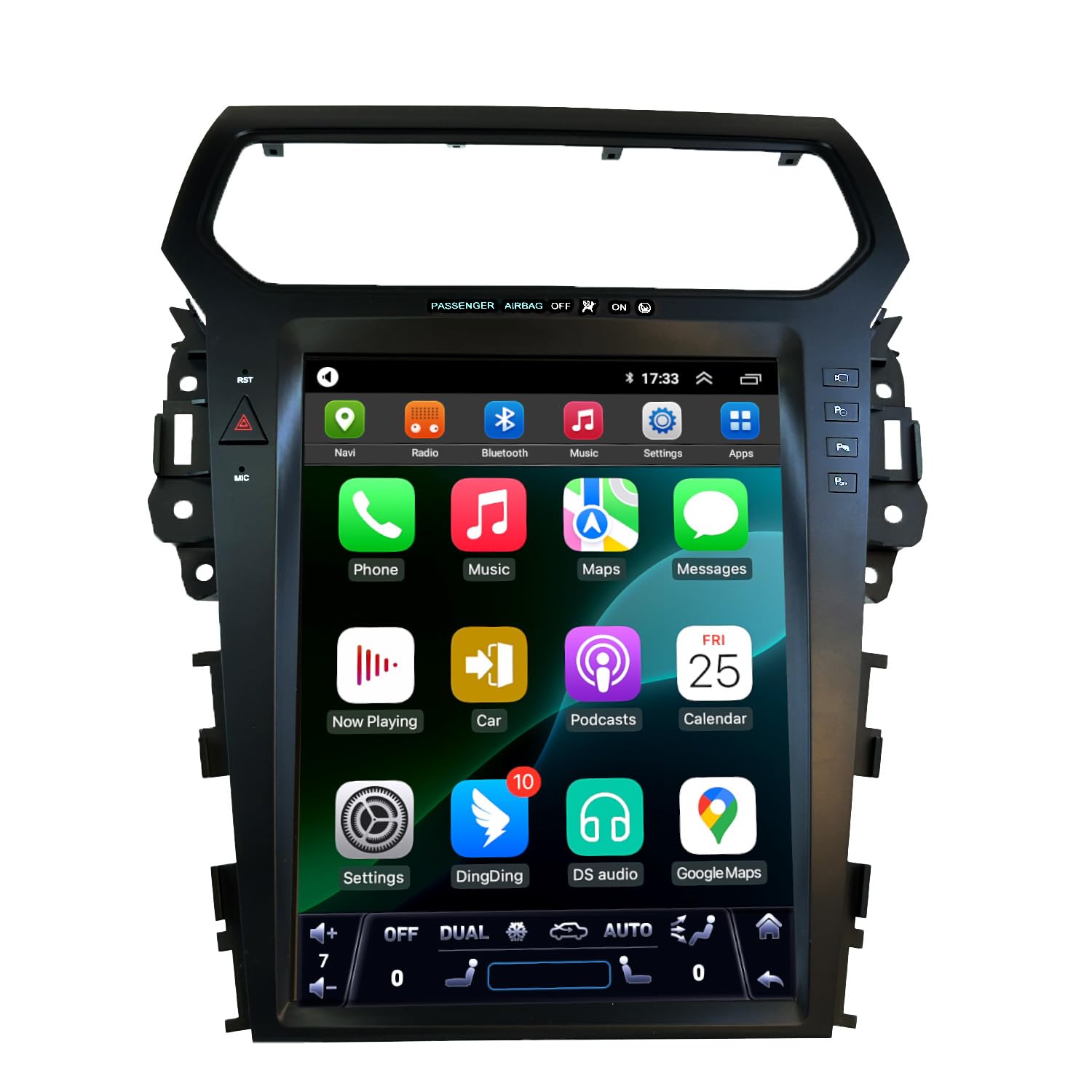 Pentohoi for Ford Explorer 2011-2019 Car Radio Upgrade Android  Stereo Replacement Touch Screen 8 core CPU Tesla Vertical Screen Style Support Carplay and Android Auto DSP 5G WiFi