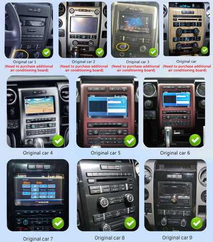 Pentohoi for Ford F150 2009-2012 Car Radio Upgrade Android  Stereo Replacement Touch Screen 8 core CPU Tesla Vertical Screen Style Support Carplay and Android Auto DSP 5G WiFi