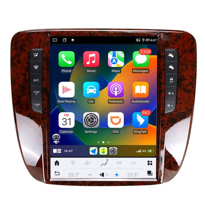 Pentohoi for GMC Yukon Chevrolet Tahoe Silverado 2007-2012 Car Radio Upgrade Android  Stereo Replacement Touch Screen 8 core CPU Tesla Vertical Screen Style Support Carplay and Android Auto DSP 5G WiFi