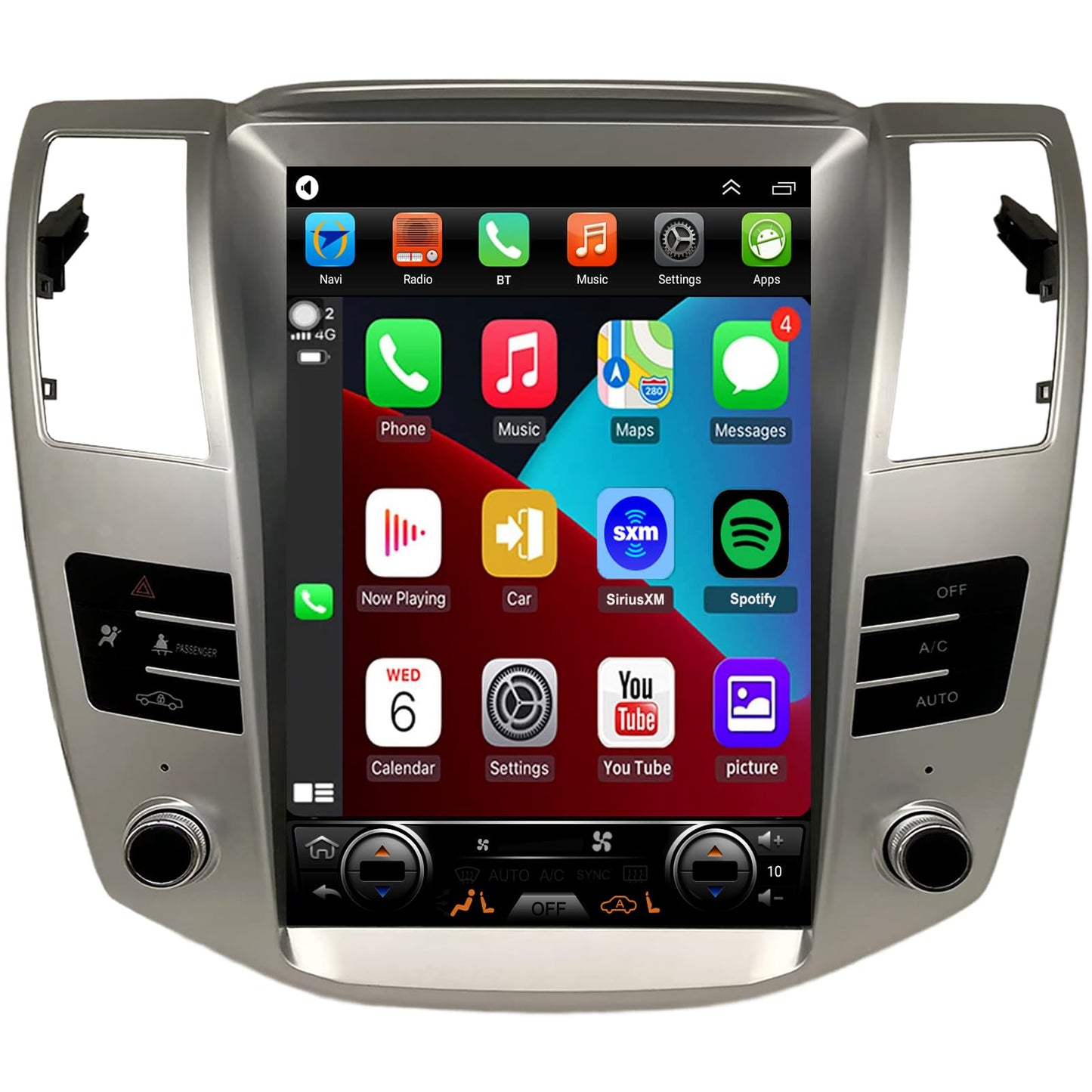 Pentohoi for Lexus RX RX300 RX330 RX350 RX400H 2004-2008 Car Radio Upgrade Android  Stereo Replacement Touch Screen 8 core CPU Tesla Vertical Screen Style Support Carplay and Android Auto DSP 5G WiFi