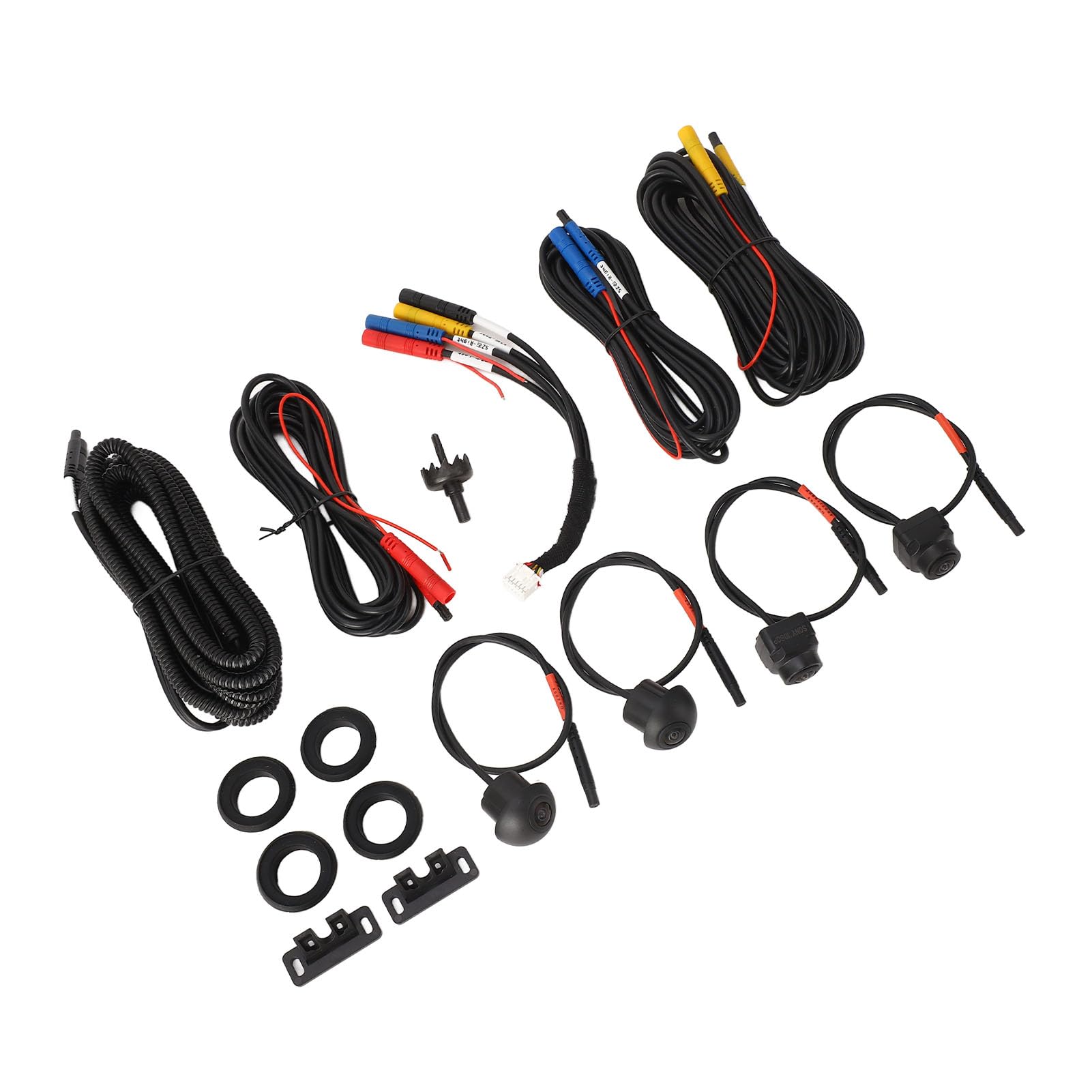 Pentohoi 360-Degree Panoramic Camera System for Android, 3D 1080P, with Mounting Accessories and Video Cables