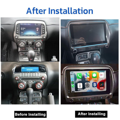 Pentohoi for Chevrolet Camaro 2010-2015 Car Radio Upgrade Android  Stereo Replacement Touch Screen 8 core CPU Tesla Vertical Screen Style Support Carplay and Android Auto DSP 5G WiFi