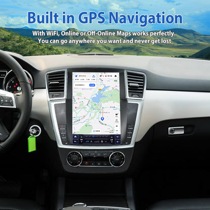 Pentohoi for Mercedes Benz GL ML Class W164 X164 ML350 ML500 ML280 GL320 GL350 GL450 2012-2015 Car Radio Upgrade Android  Stereo Replacement Touch Screen 8 core CPU Tesla Vertical Screen Style Support Carplay and Android Auto DSP 5G WiFi