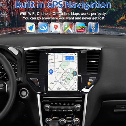 Pentohoi for Nissan Pathfinder 2012-2020 Car Radio Upgrade Android  Stereo Replacement Touch Screen 8 core CPU Tesla Vertical Screen Style Support Carplay and Android Auto DSP 5G WiFi
