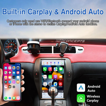Pentohoi for Chevrolet Camaro 2010-2015 Car Radio Upgrade Android  Stereo Replacement Touch Screen 8 core CPU Tesla Vertical Screen Style Support Carplay and Android Auto DSP 5G WiFi