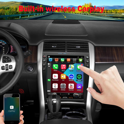 Pentohoi for Ford Edge 2011-2014 Car Radio Upgrade Android  Stereo Replacement Touch Screen 8 core CPU Tesla Vertical Screen Style Support Carplay and Android Auto DSP 5G WiFi