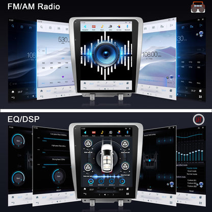 Pentohoi for Ford Mustang 2009-2014 Car Radio Upgrade Android  Stereo Replacement Touch Screen 8 core CPU Tesla Vertical Screen Style Support Carplay and Android Auto DSP 5G WiFi