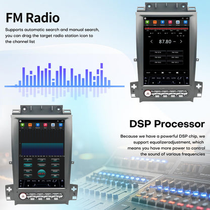 Pentohoi for Ford Taurus 2010-2019 Car Radio Upgrade Android  Stereo Replacement Touch Screen 8 core CPU Tesla Vertical Screen Style Support Carplay and Android Auto DSP 5G WiFi